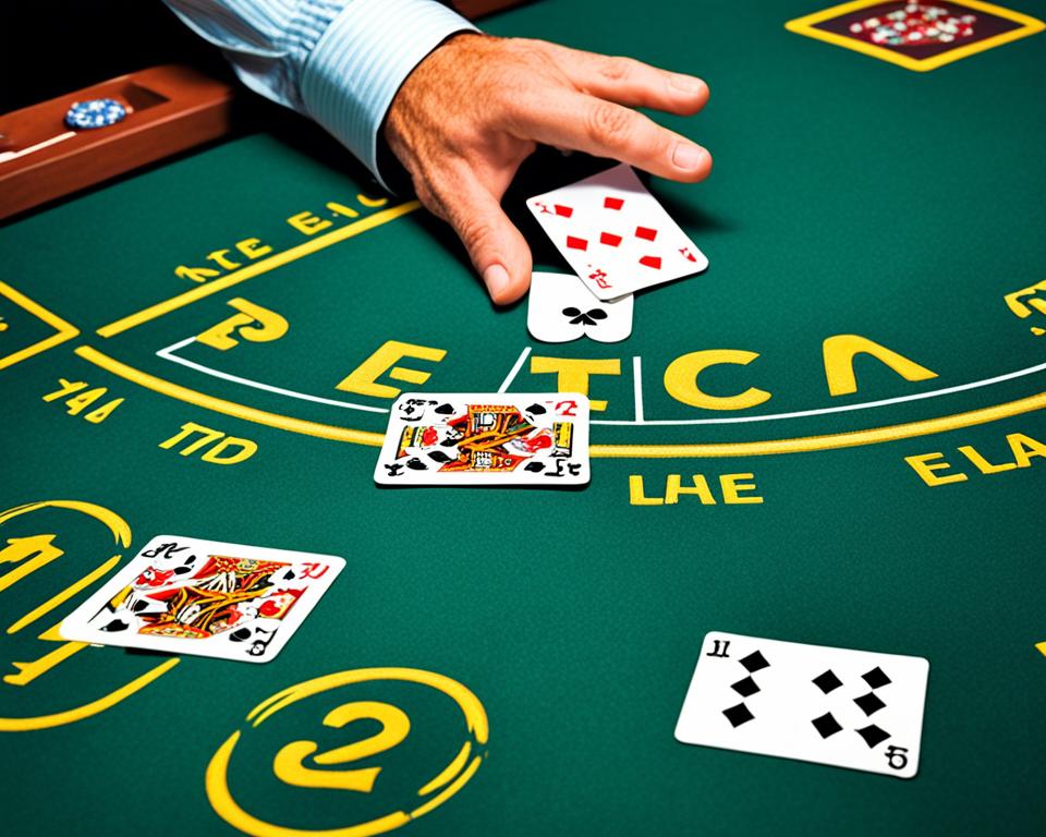 o que significa dobrar para baixo no blackjack